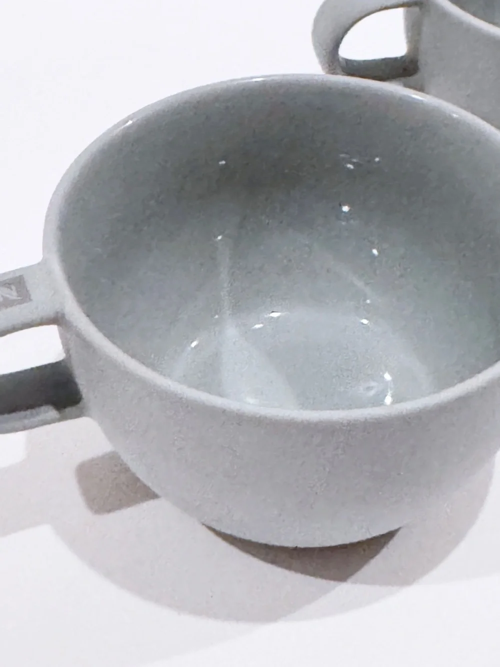 Nespresso Barista Gray Porcelain Cappuccino Cup, Set of 2